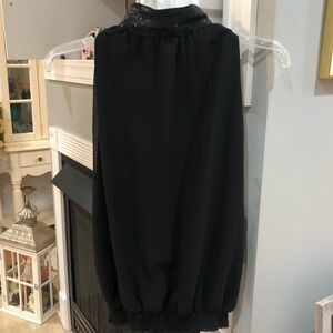 Vintage Y2K Max Love Sleeveless Sequin Blouse Shirt Top